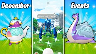 DECEMBER EVENTS FOR POKEMON GO IS LOOKING INSANE Necrozma Raid Day Gigantamax Lapras amp More [upl. by Bird924]