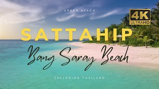 4K Walking Bang Saray Beach Sattahip Thailand [upl. by Solorac]