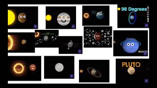 8 planets amp 5 dwarf planets mashup [upl. by Accebber]