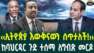 ኢትዮጵያ ለሶማሌላንድ እውቅና እስራኤል የሲንዋረ5ን 3 ቢሊየን ዶላር አገኘሁ አለች ግብጽ October 20 2024 [upl. by Arde]