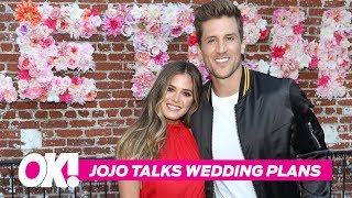 Finally Here JoJo Fletcher SPILLS On Wedding Plans With Jordan Rodgers [upl. by Gerfen]