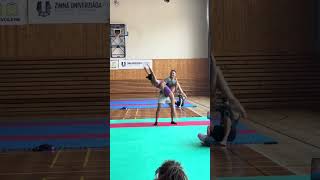 Featuring acroconnection in their demo class 🤸🏻‍♀️ acrobatics [upl. by Harias268]