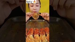 Chinese Eating Spicy Food Challenge ASMR shorts 20 shorts mukbang food [upl. by Gish385]