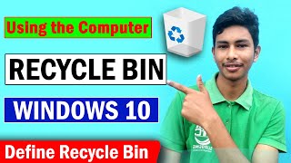 How to use Recycle Bin  Windows 10  Basic Computer Course  What is Recycle bin  Recycle Bin [upl. by Ailedamla180]