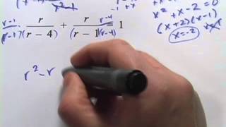 Solving Quadratic Equations Involving Rational Expressions [upl. by Hilaire]