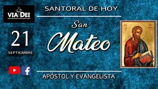 SANTORAL DE HOY SEPTIEMBRE 21 SAN MATEO [upl. by Usanis351]