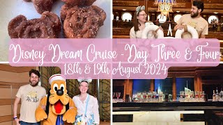 Disney Dream Cruise 2024 Vlog Day 3 and 4 Day at Sea and Debarkation Day Abbie Ever After [upl. by Nassi]