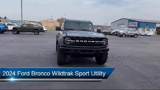 2024 Ford Bronco Wildtrak Sport Utility Portage Baraboo Pardeeville Endeavor Madison [upl. by Aicekan]