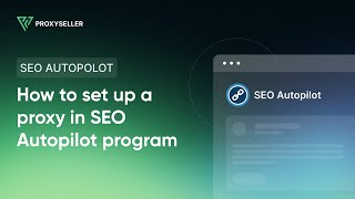 Proxy settings in SEO Autopilot [upl. by Mickelson663]