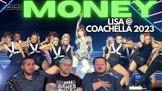 BLACKPINK LISA  MONEY Live at Coachella 2023 REACTION [upl. by Tareyn]