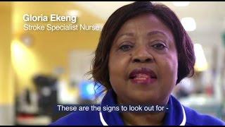 Act FAST  Stroke specialist nurse Gloria Ekeng [upl. by Rasure]