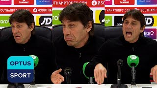 Antonio Conte unloads on Tottenham in presser after blowing lead against Southampton  Best of 2023 [upl. by Clarine699]