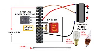 How to Make Simple DC to AC Inverter ᴴᴰ [upl. by Jarietta]