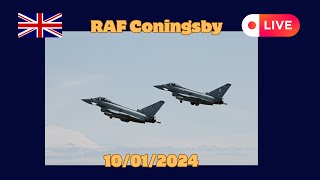 Live Action from RAF Coningsby Home to the Eurofighter Typhoon QRA and Training base [upl. by Aliehs]