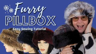 Learn how to make a Fabulous Faux Fur Pillbox Hat  An Easy and Stylish Tutorial [upl. by Eiznekcam437]