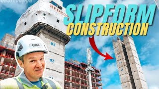 SLIPFORM construction process and slipform RIG [upl. by Genny]