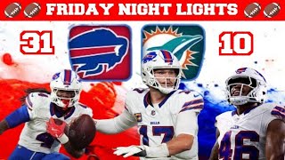 Bills Dominate Dolphins 3110  Defense Steals the Spotlight [upl. by Nomahs59]