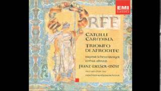 Orff Catulli Carmina  Trionfo Di Afrodite Franz Welser Mӧst [upl. by Aynotal]