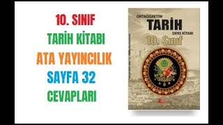 10 Sınıf Tarih Kitabı Ata Yayıncılık Cevapları Sayfa 37 [upl. by Somar]