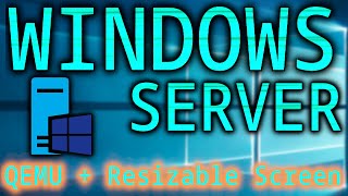 Windows Server in KVM Installation Tutorial [upl. by Rayham]