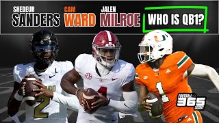 Who Is QB1 In The 2025 NFL Draft [upl. by Ahsitniuq]