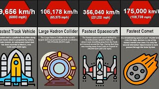 Comparison Fastest Things in the World [upl. by Jard409]