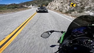 McLaren 720s vs ZX6R  GAPPED 🥵 [upl. by Sully]