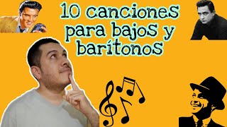 Canciones para barítonos y bajos  Temas para voces graves [upl. by Amory837]