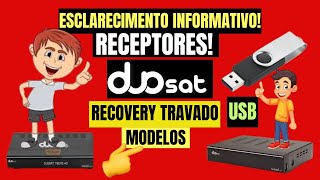 DUOSAT TREND HD E DUOSAT TREND HD MAXX COM RECOVERY TRAVADO USB JULHO 2024 [upl. by Erich]