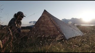 The end of the Cumbria Way Wild camping with the Trekkertent Stealth 15 [upl. by Barkley439]