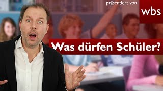 20 Dinge die Schüler nicht dürfen aber trotzdem machen  Rechtsanwalt Christian Solmecke [upl. by Acirederf]