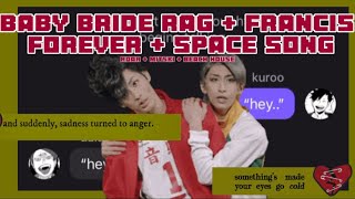 3in1 daikuroo angst • baby bride rag francis forever amp space song  haikyuu texts [upl. by Daniels]