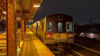 LIRR Rockaway Line PM Rush Hour Trains at Rosedale Station [upl. by Hochman750]