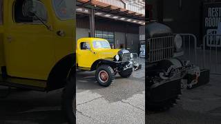 YELLOW 1960 DODGE Power Wagon SOLD at BARRETTJACKSON dodge mopar carlovers powerwagon [upl. by Airamzul]