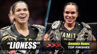 ULTIMATE Amanda Nunes Highlights  Amanda Nunes Top Finishes [upl. by Laughton]