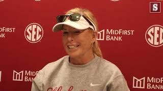 SOFTBALL Patty Gasso Postgame Press Conference MidAmerica Christian [upl. by Pegma]