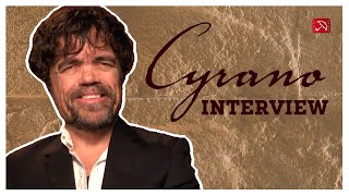 Peter Dinklages definition of LOVE CYRANO Interview [upl. by Yniffit]