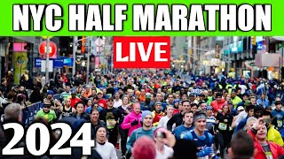 Live 2024 NYC HALF MARATHON 🏃🏽‍♀️ 2024 United Airlines NYC Half Marathon UnitedNYCHalf 🏃🏽 [upl. by Orteip]