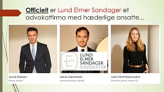 Nationalbanken whistleblower ordning administreret af advokatfirmaet Lund Elmer Sandager er proforma [upl. by Nosyarg]