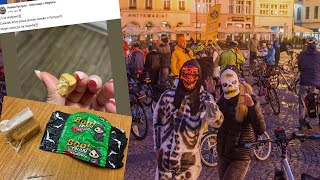 Niebezpieczne niespodzianki w cukierkach na Halloween Igły szpilki i gwoździe w słodyczach [upl. by Llirrem]