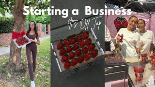 Vlog  Starting our own businessIt’s Off Tap 🍓 [upl. by Gillmore851]