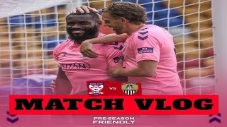 Match Vlog York City Vs Grimsby Town Pre Season Friendly [upl. by Annoerb417]