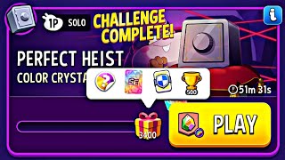 color crystals rainbow perfect heist solo challenge match masters today gameplay [upl. by Noella]