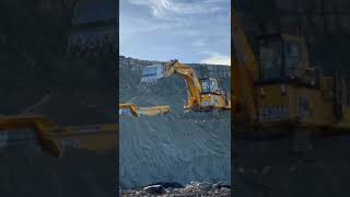 komatsu PC2000 x HD785 heavyequipment mining [upl. by Enaujed586]