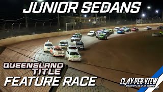 Junior Sedans  Queensland Title  Maryborough  15th Jun 2024  ClayPerView [upl. by Quitt]