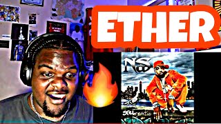 HE WENT IN ON JAYZ  Nas  Ether JayZ Diss  REACTION [upl. by Aleel]