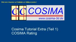 Cosima Rating Tutorial [upl. by Laleb640]