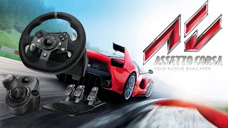 Logitech G923 G920 G29 Best Assetto Corsa Force Feedback Settings [upl. by Aissatan]