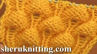 Knitting Strawberry Stitch Pattern [upl. by Korwun]