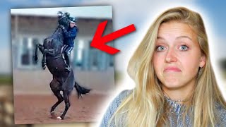 OHNEE HE 😫 Reageren op bloopers van fans 🐴 [upl. by Sue298]